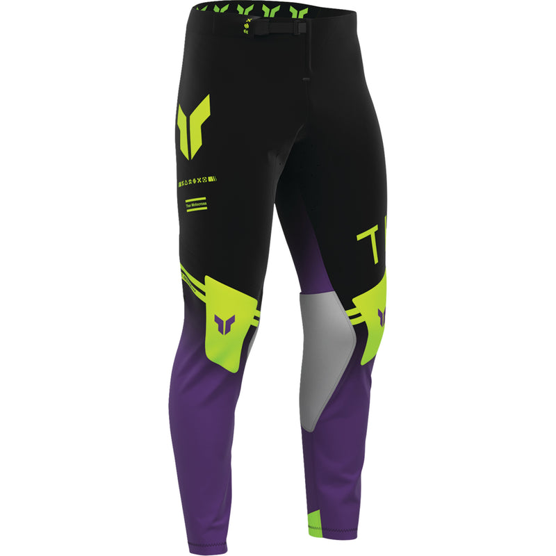 Thor Sportmode Geo Pants Black Purple US 28