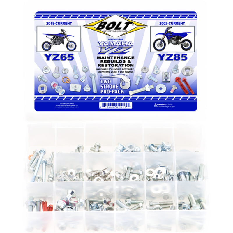 Bolt Hardware - YZPP-MINIS Yamaha YZ 85 / YZ 65 2002-2026