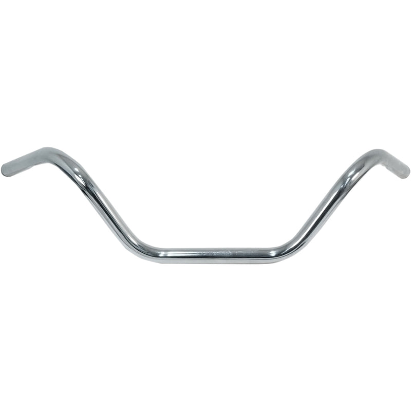 EMGO 0601-3297 07-92427 1" Handlebar — Sports Rise Handlebar - Sport - Dimpled - Chrome