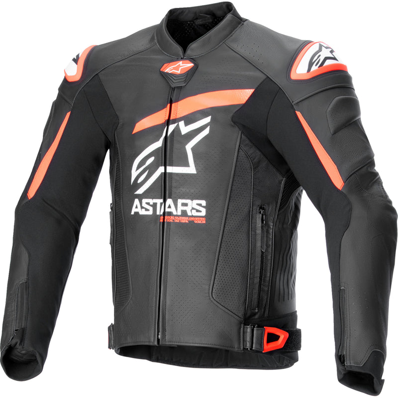 ALPINESTARS GP Plus R v4 Airflow Leather Jacket Black/Red - Fluo/White US / EU