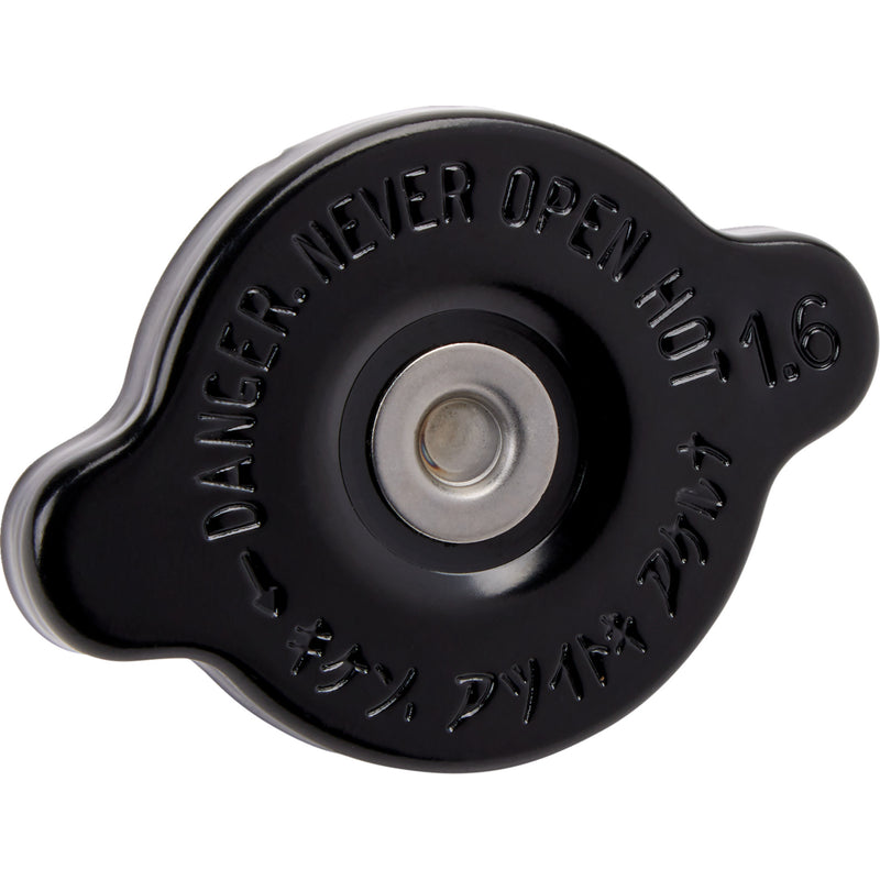 K&S TECHNOLOGIES 1903-0011 58-1016BK High-Pressure Racing Radiator Cap High Pressure Radiator Cap - Black - Black Seal - 23 PSI