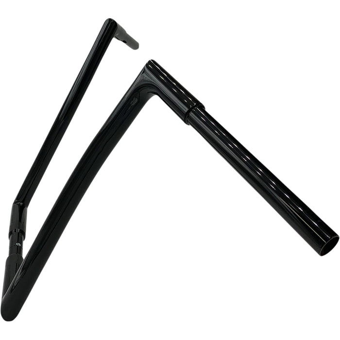 FAT BAGGERS INC. 0601-5535 708016-B 1-1/4" EZ Install Flat Top Handlebar - 16" - Black