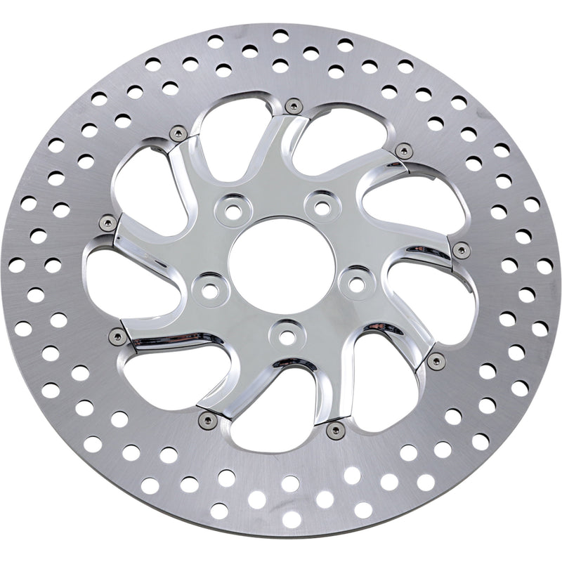Performance Machine (pm) Torque Brake Rotor - 0133-1800TORLS-CH For Harley Motorcycles 2006-2019