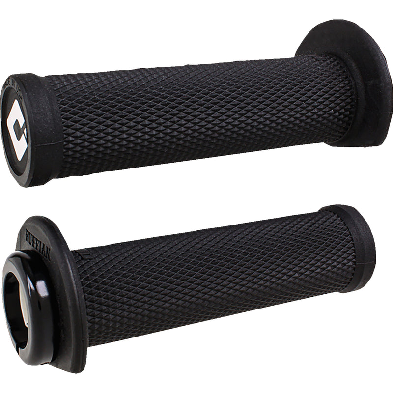 ODI 0630-2917 J33RFB-B Ruffian 2.1 Lock-On Grips atv/pwc - black/black