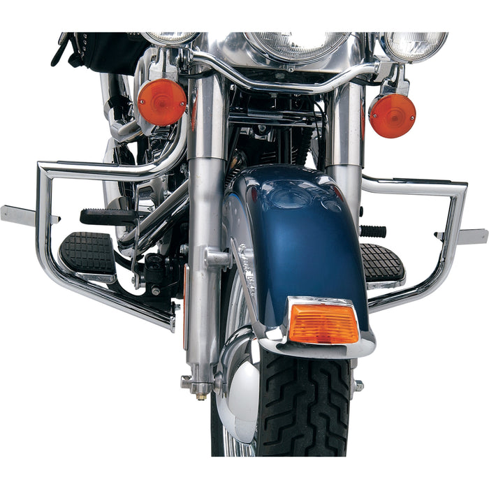 LINDBY 1624-0032 1201 Front Twinbar® Twinbar® - Chrome - FLST/F/N