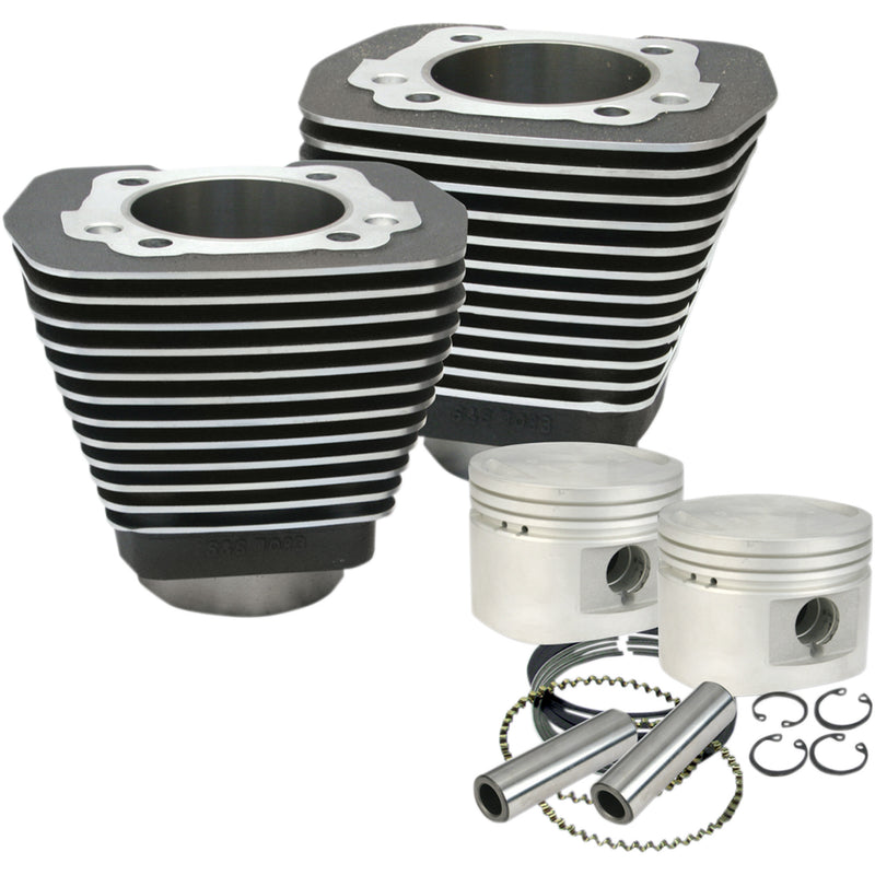 S&S Cycle Cylinder And Piston Kit - 910-0182 For Harley Motorcycles 1984-2000