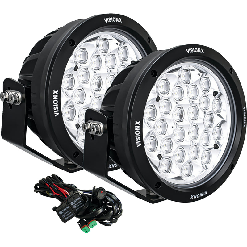 VISION X 2001-2878 9907451 Light Cannon cg2 - 8-3/4" - multi led - clear lens