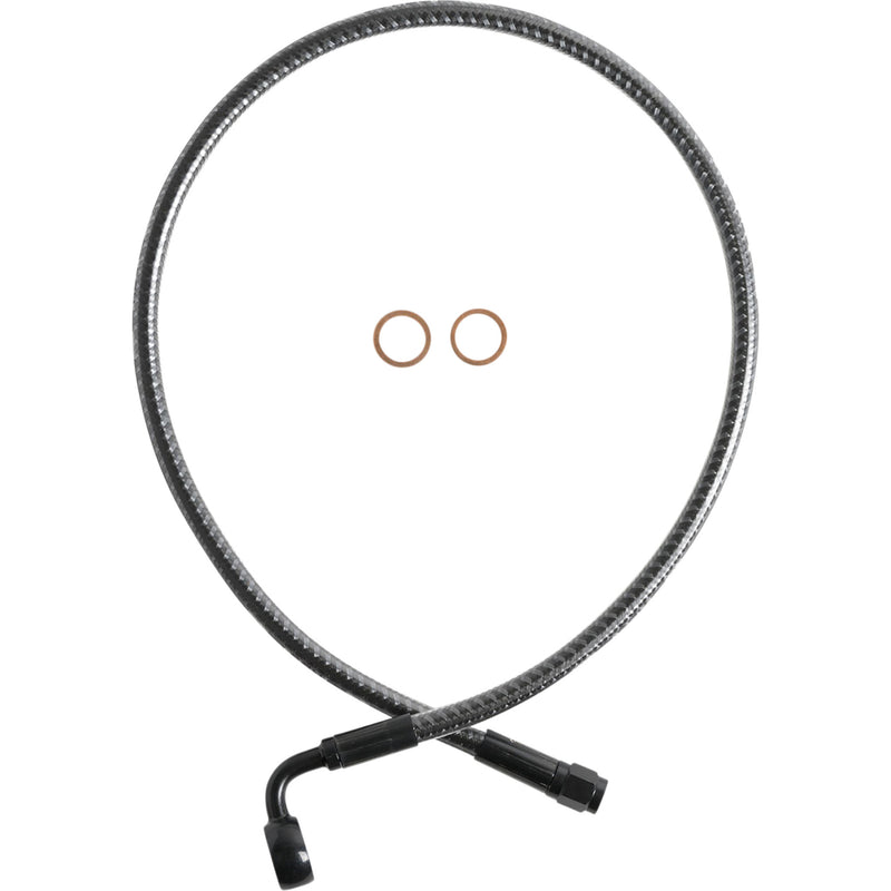 MAGNUM SHIELDING 1741-6316 AS778026 KARBONFIBR Designer Series ABS-Specific Front Upper Brake Kit - Brake Line - Front - 12 mm - 90° - 26" - KARBONFIBR