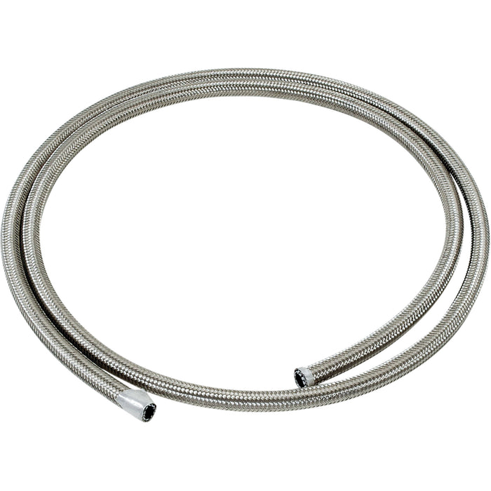 RUSSELL 0711-0174 R3206 Universal Braided Oil Hose Universal Oil Hose - Stainless Steel - -6AN - 6'