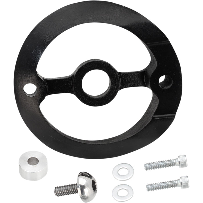 S&S CYCLE 1014-0225 170-0261 Air Cleaner Cover Adapter Kit - '14-'16 FLT