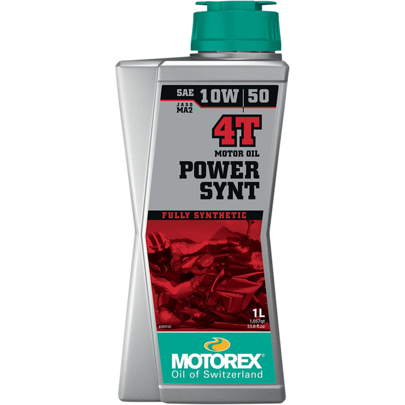 MOTOREX 3601-0764 308249 Power Synt Synthetic 4T Engine Oil Power Synt 4T Engine Oil - 10W-50 - 1L