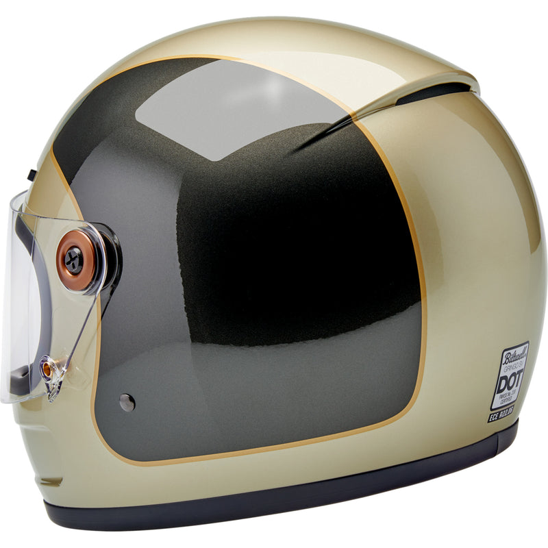 BILTWELL Gringo SV Helmet Tracker - Gloss Metallic Champagne/Charcoal