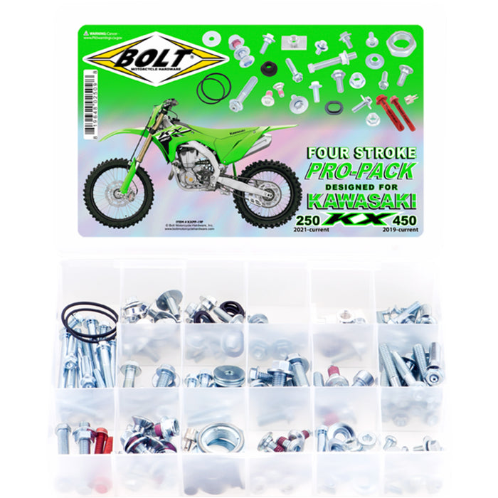BOLT 2401-1718 KXPP-19F Kawasaki Pro Pack Hardware - Pro Pack - '21-'25 KX250F/'19-'25 450F