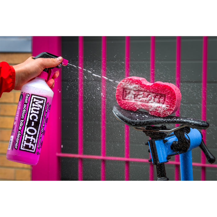MUC-OFF USA 3704-0376 20609 Punk Powder Fast Action Bike Cleaner Punk Powder Concentrated Cleaner - 4 Pack with Bottle