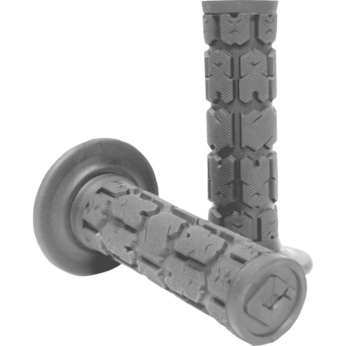 ODI 0630-2852 H03RGG Rogue MX Single Ply Grips Grips - Rogue - MX - Single Ply - Gray