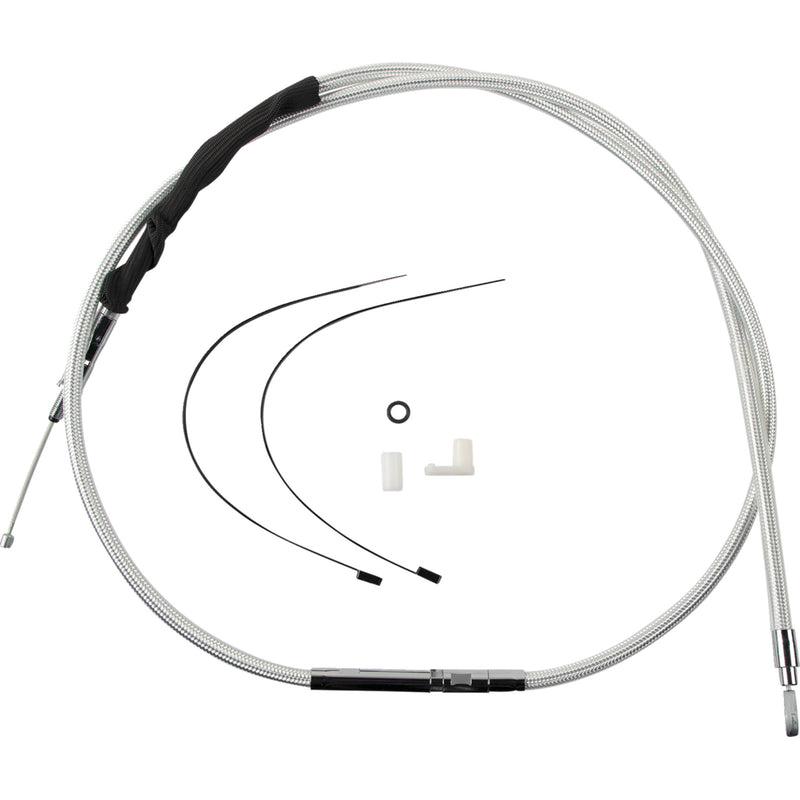 Magnum Shielding High-Efficiency Braided Sterling Chromite II® Clutch Cable /16" - 322814 For Harley Motorcycles 2006-2024