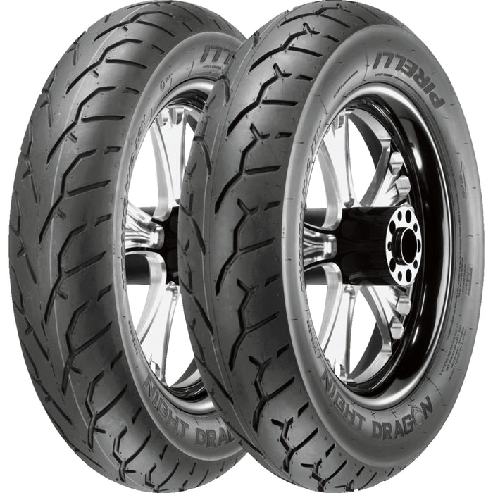 PIRELLI 0306-0598 2812200 Night Dragon and GT High-Performance Cruiser Tire — Front/Rear - 180/55B18