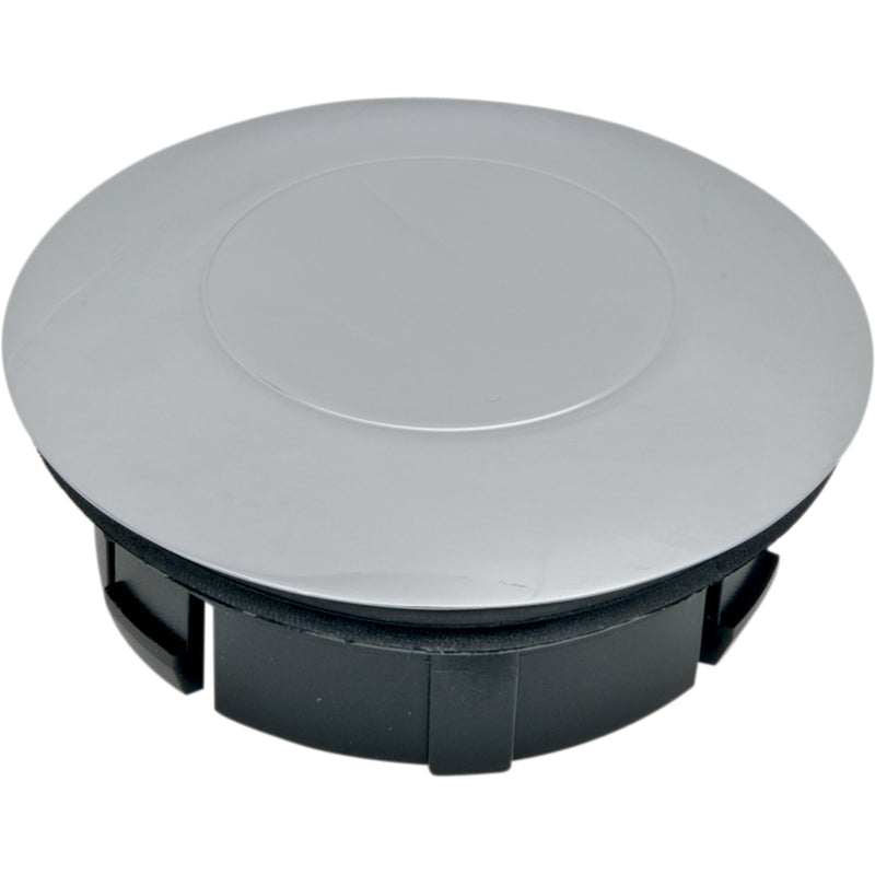 Drag Specialties Pop-Up Gas Cap — Dummy Gas Cap Dummy Style Pop-Up Chrome - 0703-0328 For Harley Motorcycles 1996-2025
