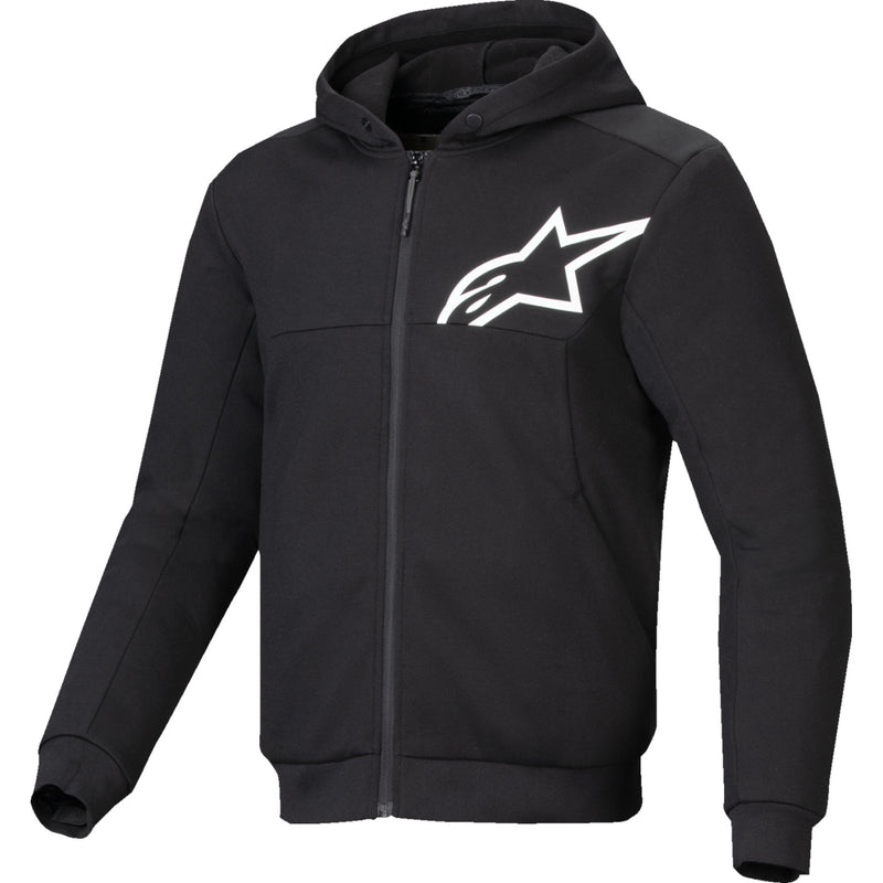 Alpinestars Chrome v2 Sport Hoodie Black White Large - 4200325-12-L