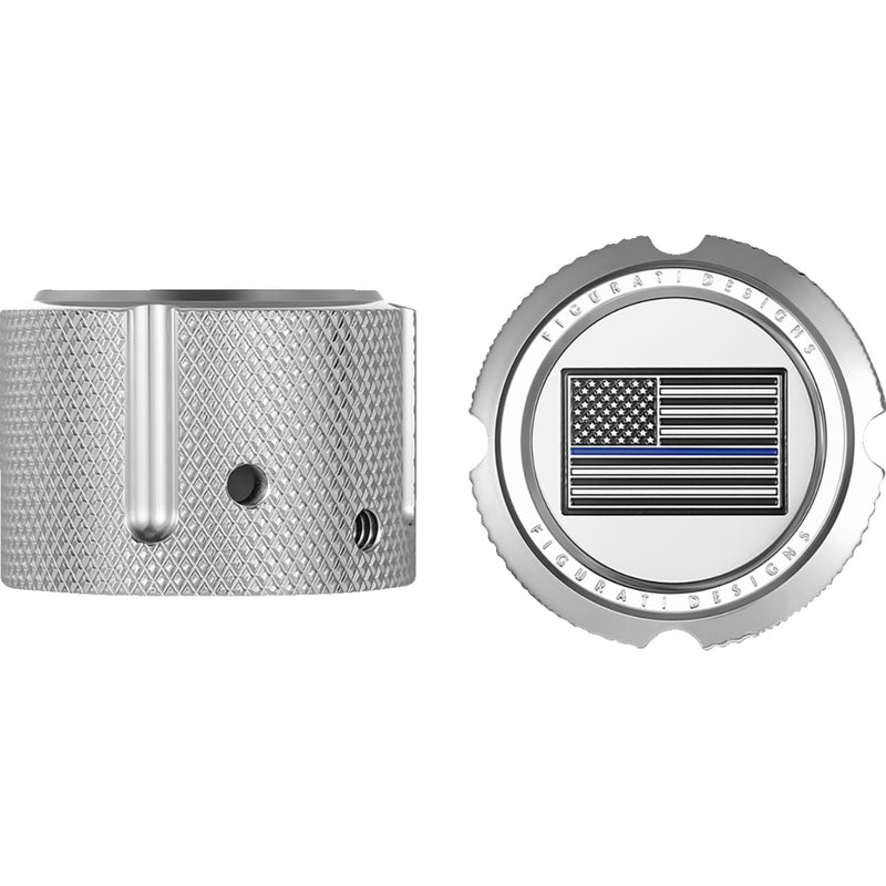 Figurati Designs Axle Nut Cover - FD70-FAC-SS For Harley Motorcycles 2002-2022
