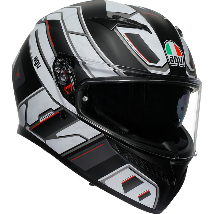 AGV K3 Rivia Helmet - Matte Black/White