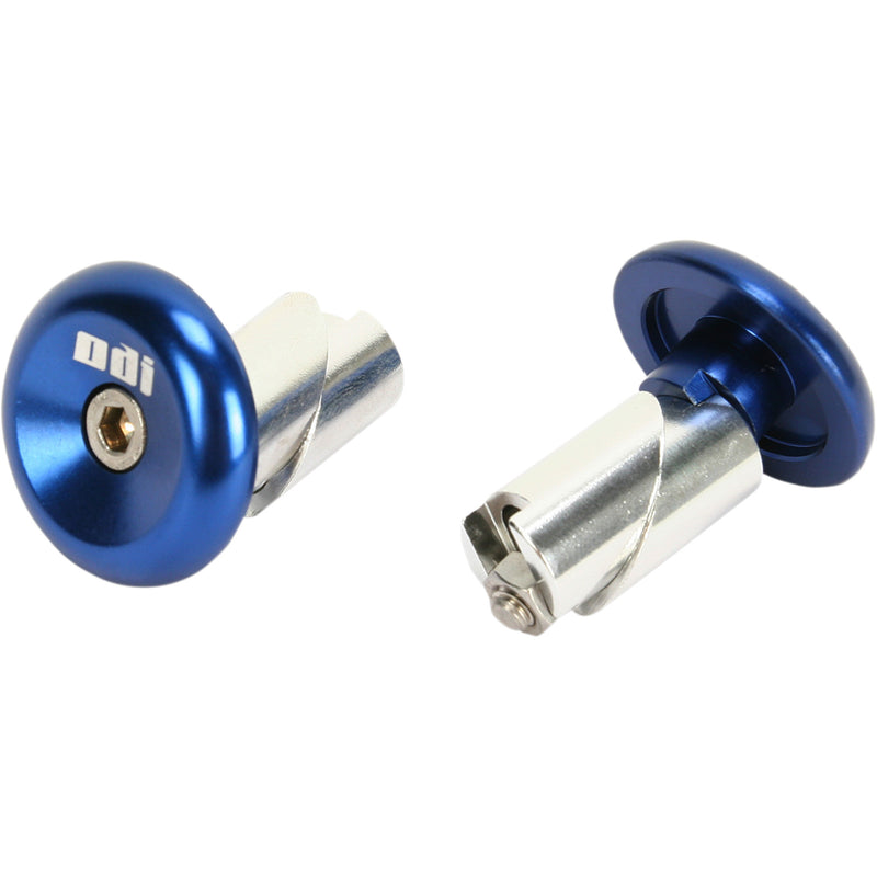 ODI 0634-0305 L71APU Aluminum Handlebar End Plug Bar End - Aluminum - Watercraft - Blue