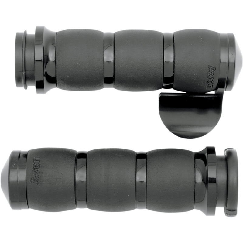 Avon Velvet Air Grips - AIR-96-FLY-BOSS For Harley Motorcycles 2008-2024