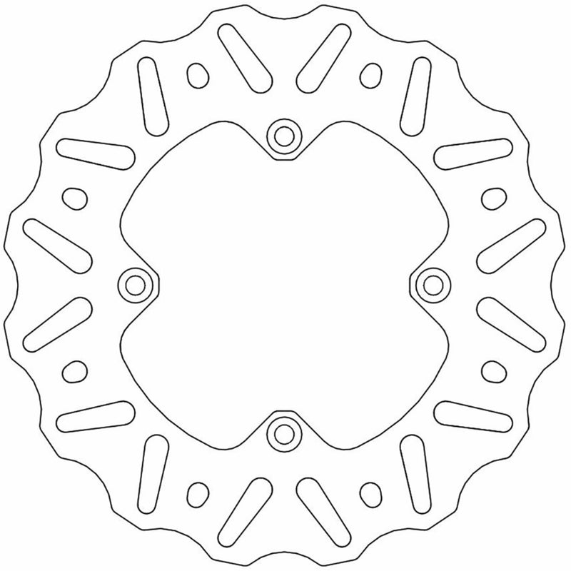 MOTO-MASTER 1711-2111 110366-PU Brake Rotors Brake Rotor - Rear - Nitro