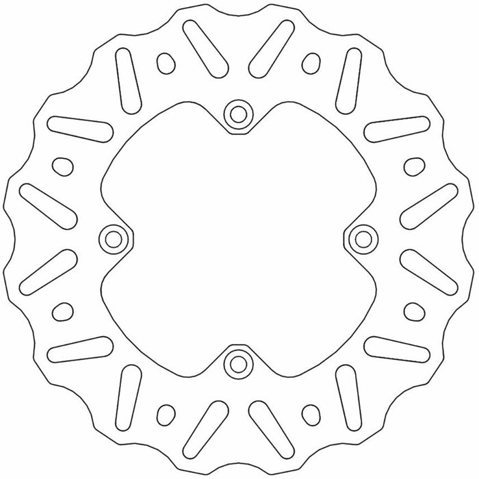 MOTO-MASTER 1711-2111 110366-PU Brake Rotors Brake Rotor - Rear - Nitro
