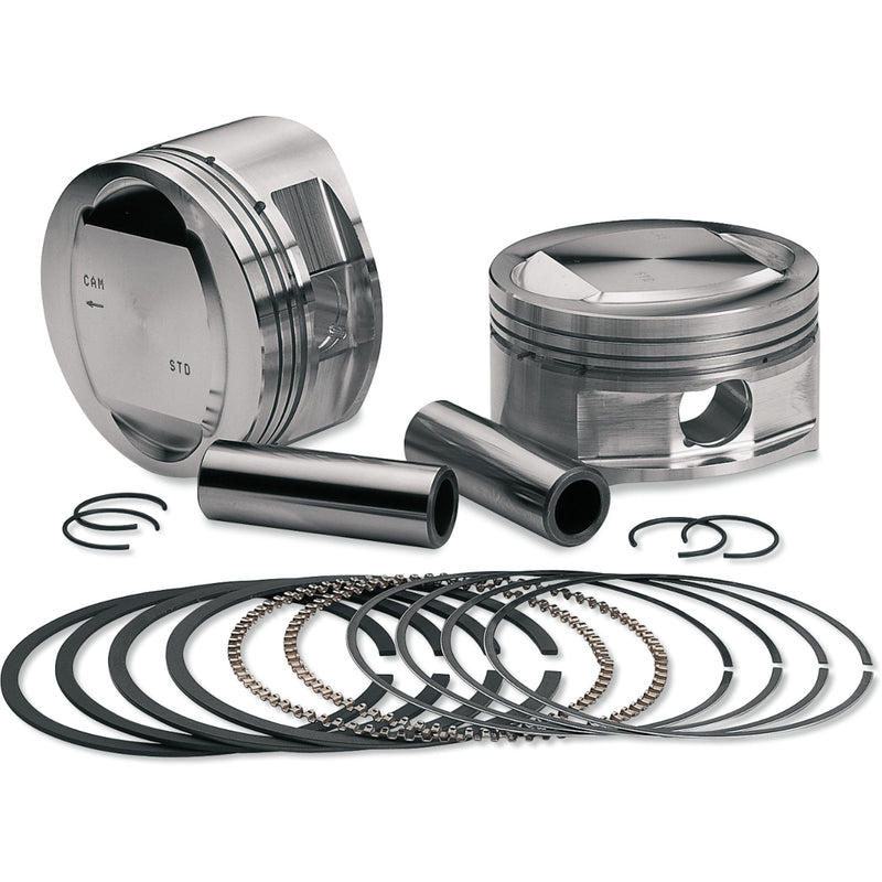 S&S Cycle Piston Kit - 92-1214 For Harley Motorcycles 1999-2016