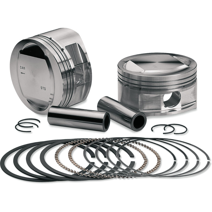 S&S CYCLE 2001-2912 92-1212 Piston Kit - for S&S Motor - for 106" Stroker Kit - +.020"