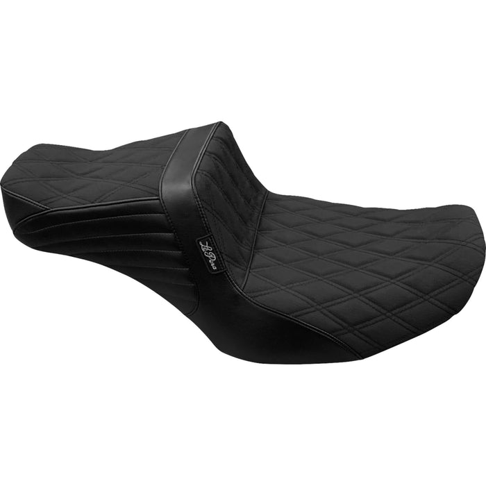 LE PERA 0801-1707 LV-587DDGP Tailwhip Seat Double Diamond w/ Gripper - FLH/FLT 23-24