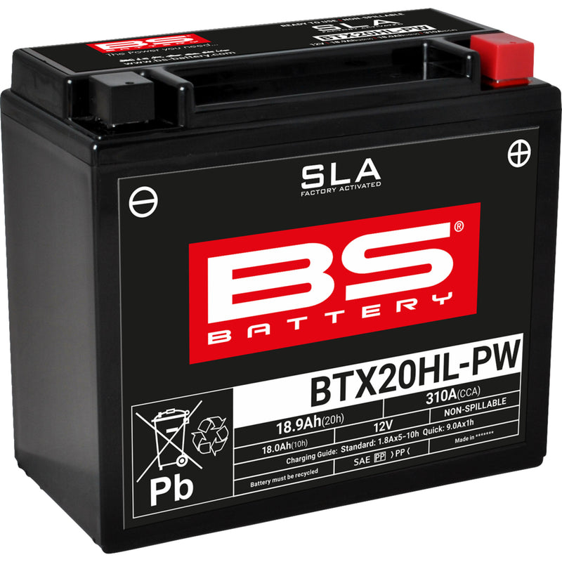 Bs Battery BTX Battery - 300920 For Yamaha Watercraft 1987-2023 | Can-Am Traxter / Quest 1999-2005 | Arctic Cat Tigershark 770 1997-1999