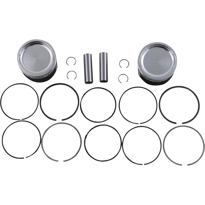 WOSSNER 0910-6147 K8877DA-2 Piston Kit for 4 Stroke Piston Kit - 79.93 mm - Polaris