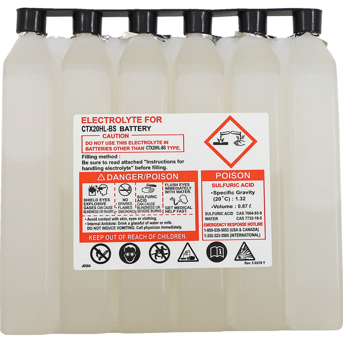 DRAG SPECIALTIES 2113-0781 AGM Maintenance-Free Battery Battery - YTX20HLBSFT