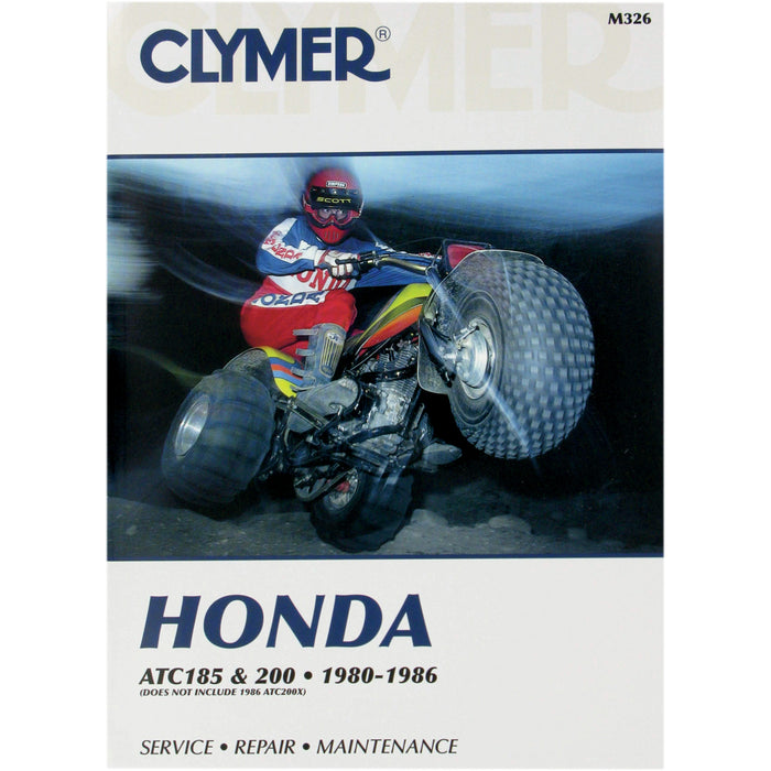 CLYMER M326 CM326 ATV Repair Manual — Honda Manual - Honda ATC 185/200