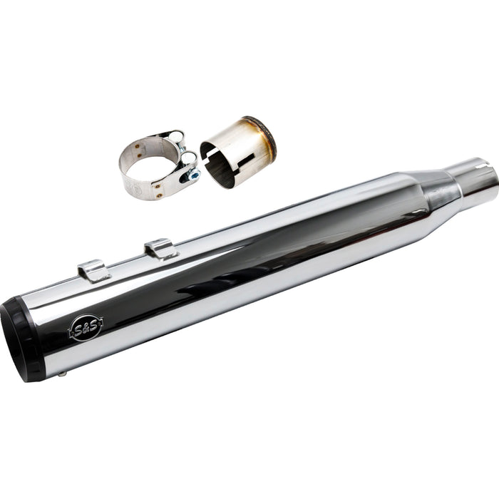 S&S CYCLE 1801-1848 550-1140 2-into-1 4" Swindler Muffler Kit chrome - m8 touring