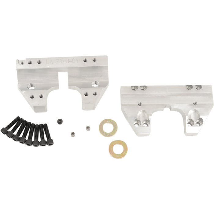 LA CHOPPERS 0602-0779 LA-7425-04 Handlebar Riser Clamp Set - 1-1/2"