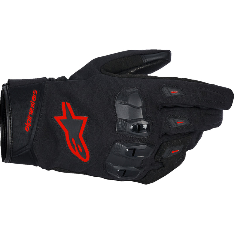ALPINESTARS SP X Z WP Gloves Black/Fluo - Red