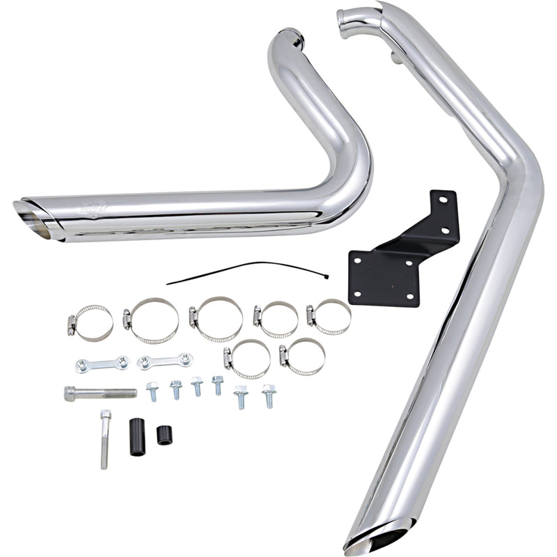 Vance & Hines Shortshots 2-Into-2 Exhaust System - 17221 For Harley Softail / 15th Anniversary 1986-2009