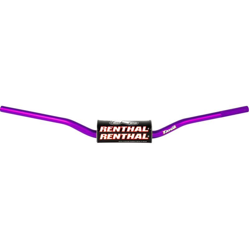 RENTHAL 0601-6432 821-01-PE Fatbar™ Handlebar — Adventure/Fatbar/KTM Handlebar - Fatbar - Street - 821 - McGrath/SX125-450 ('16+) - Purple