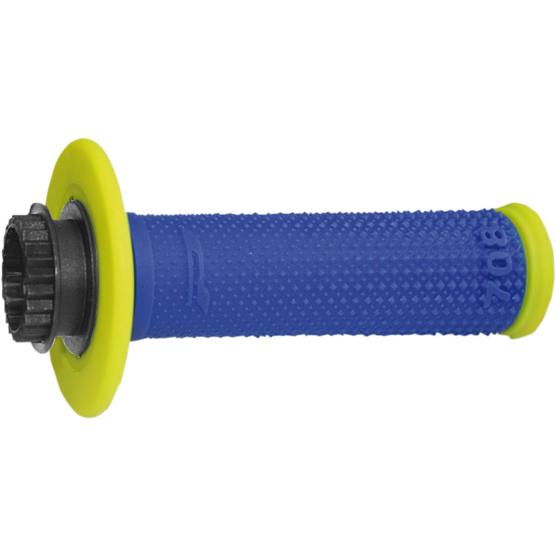 PRO GRIP 0630-2393 PA070800GFBL 708 Lock-On Grips fluorescent yellow/blue