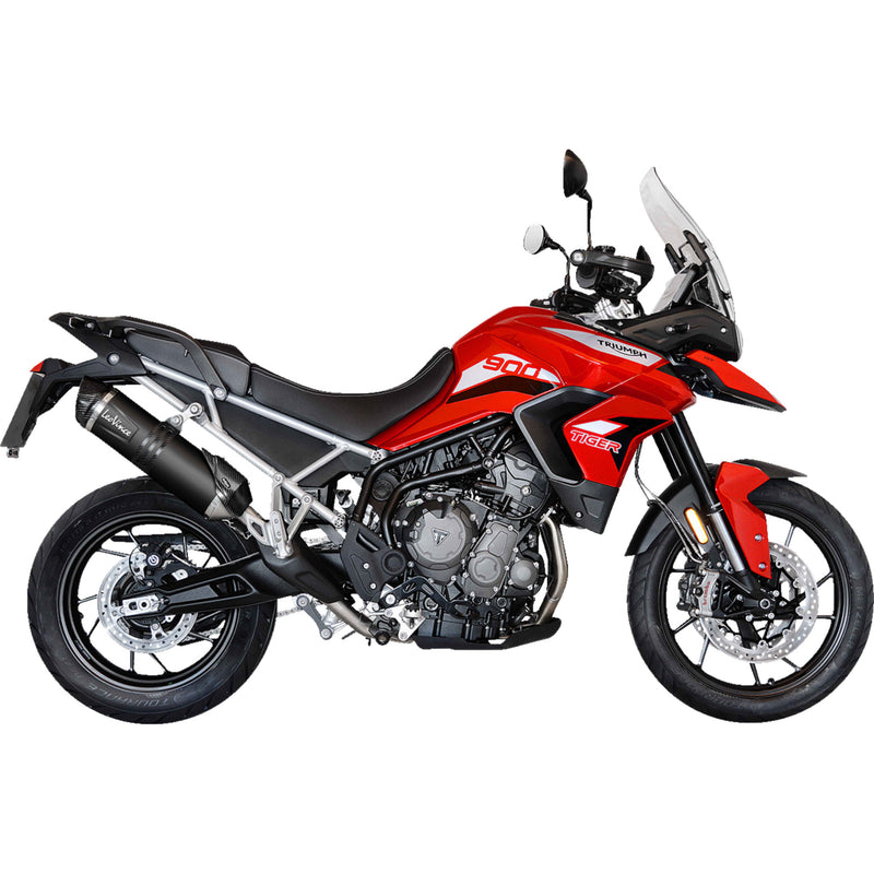 Leovince LV One Evo Black Edition Muffler - 14352EBU Triumph Tiger 2020-2023