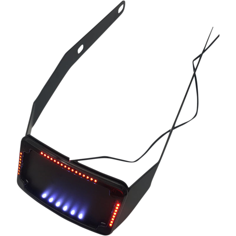 Cycle Visions Slick Signals Taillight License Plate Holder - CV4657B For Harley Softail Sport Glide 2018-2021