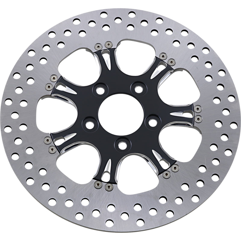 Performance Machine (pm) Virtue Brake Rotor - 0133-1802VIRS-BMP For Harley Touring 2008-2019