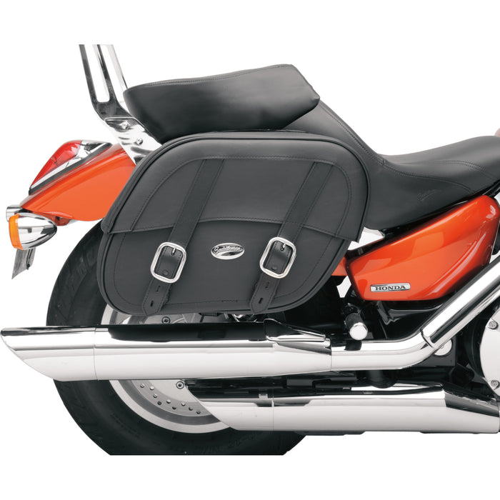 SADDLEMEN 3501-0576 3501-0576 Drifter Saddlebags with Shock Cutaway - Black