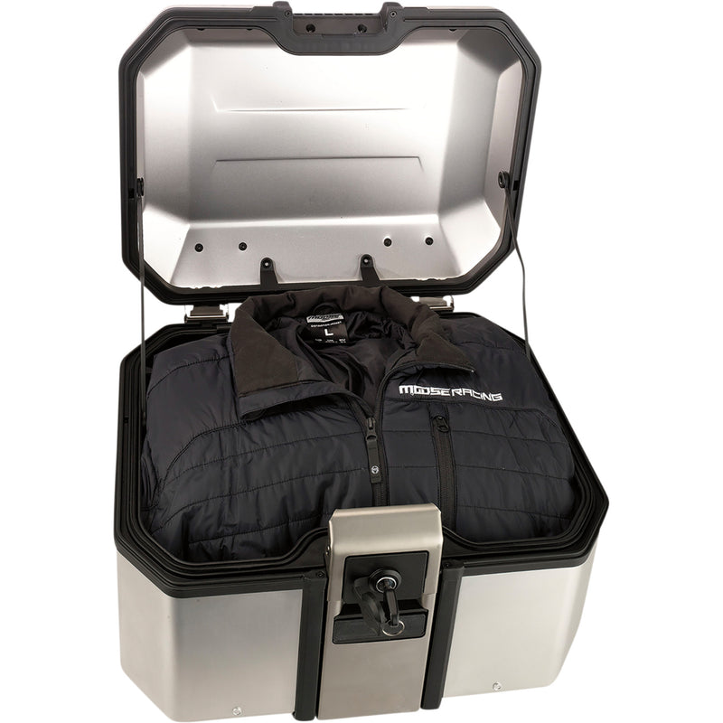 MOOSE OFFROAD 3501-1827 Kenai Case Kenai Top Case - 37 Liter - Silver