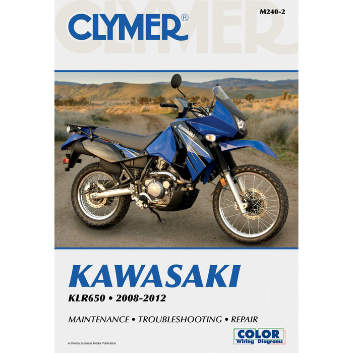 CLYMER 4201-0215 CM2402 Motorcycle Repair Manual — Kawasaki Manual - Kawasaki KLR 650 '08-'17