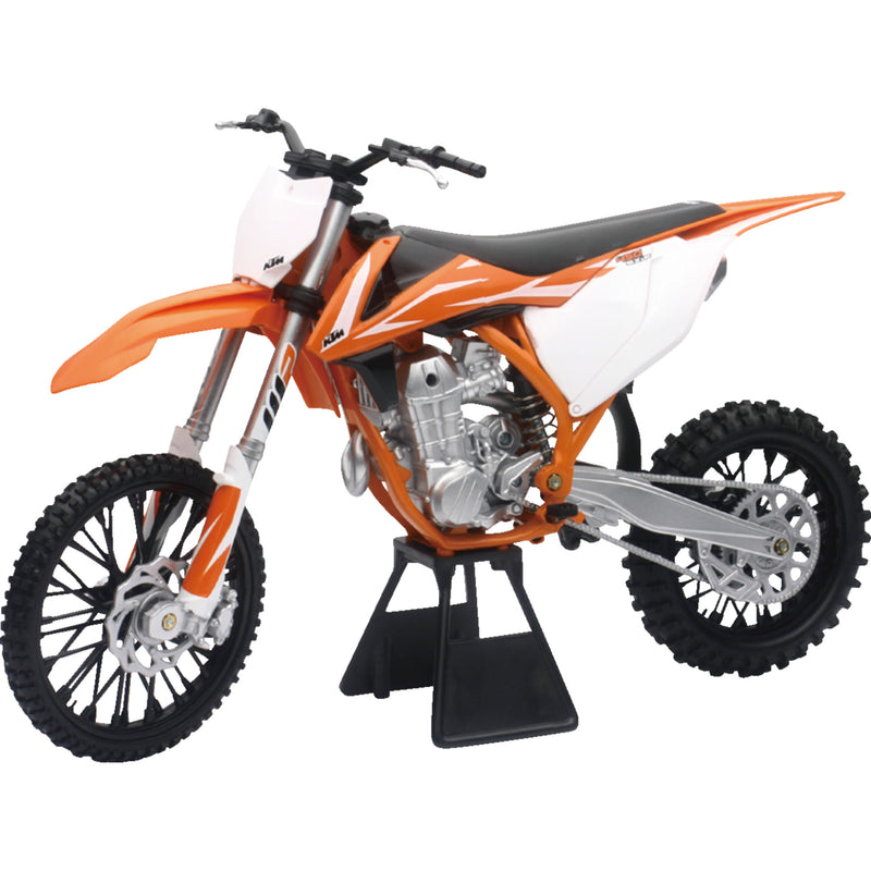 NEW RAY TOYS 7001-0072 49613 Mini KTM Dirt Bike KTM 450 SX-F 2018 Dirt Bike - 1:6 Scale - Orange/Black/White