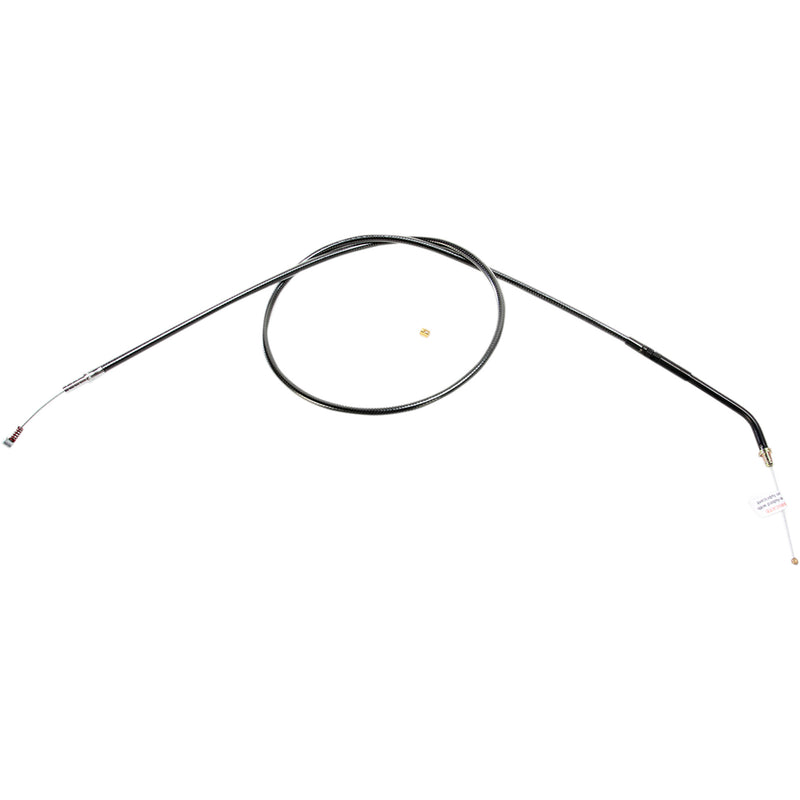 Magnum Shielding Black Pearl™ Braided Throttle Idle Cable — Idle 37-7/8" - 44368 For Harley Sportster 2007-2021